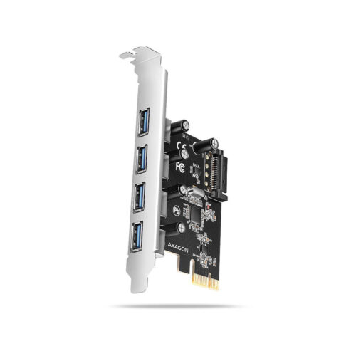 Kontroler Axagon PCEU-430RS PCIe 4x port USB 3.2 GEN 1 15-pin SATA