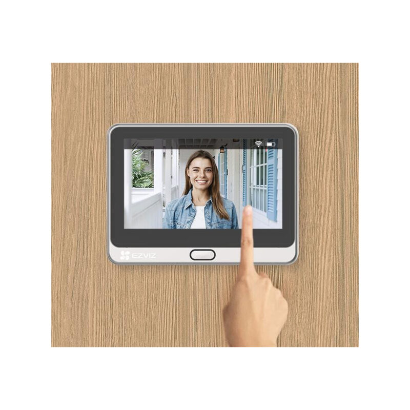 Wizjer do drzwi Ezviz CP4 2MP Wi-Fi srebrny