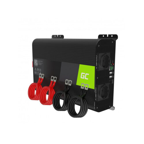 PRZETWORNICA NAPIĘCIA INWERTER Green Cell PRO 12V / 230V 2000W/4000W CZYSTA SINUSOIDA INVGC11