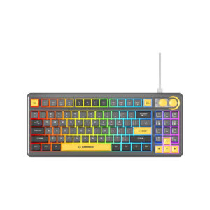 Klawiatura przewodowa Rampage CYCLONE KNOB RGB 90%