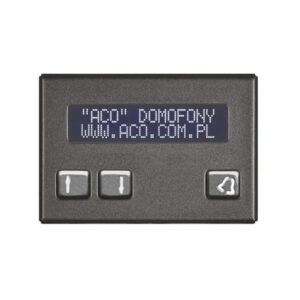 ACO CDN-230E ST Elektroniczny spis lokatorów stal
