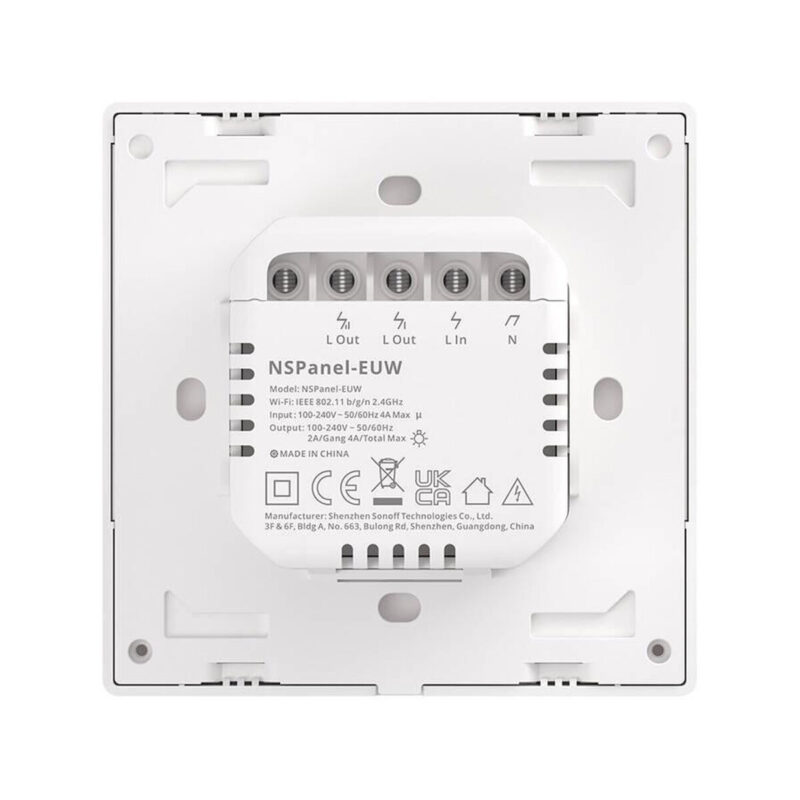 Inteligentny Przełącznik Ścienny Sonoff NSPanel biały