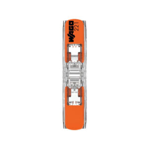 Szybkozłączka przelotowa uniwersalna LINKA/DRUT 2x 0,2-4mm2 WAGO 221-2411 (Paczka 60szt.)