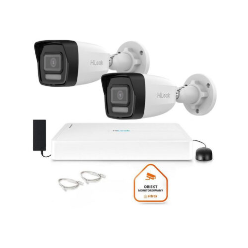 Zestaw do monitoringu Hilook 2 kamery IP IPCAM-B8-30DL/A