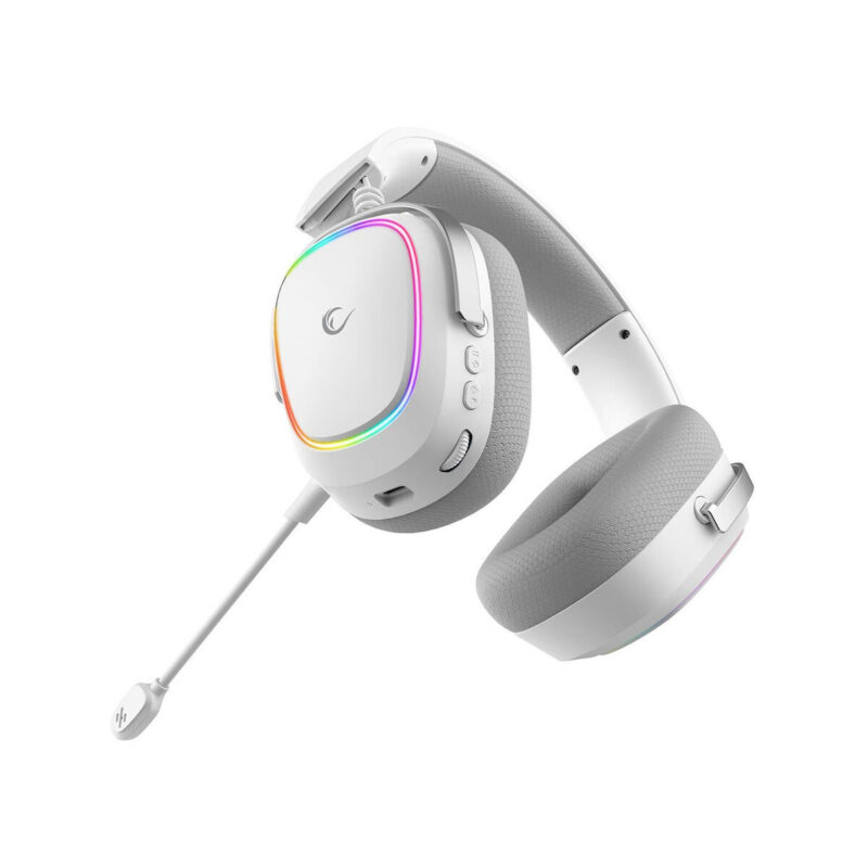Słuchawki Rampage RETSU Słuchawki bezprzewodowe nauszne BT 2.4G RGB białe
