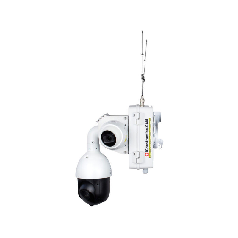 ZESTAW KAMER BUDOWLANYCH CAMSAT iConstruction-CAM X25 Duplex DOME-2M