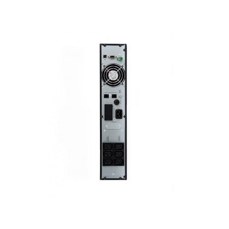 UPS ZASILACZ AWARYJNY Green Cell 1000VA 900W DO SZAFY RACK RTII Z WYŚWIETLACZEM LCD UPS13