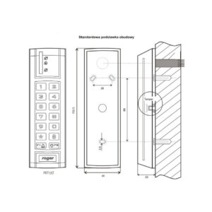 Czytnik zbliżeniowy ROGER PRT12LT