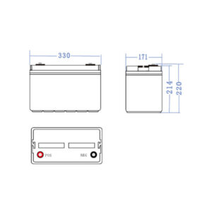 AKUMULATOR AGM Green Cell VRLA 12V 100Ah