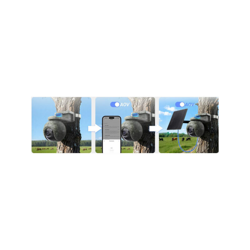 7adfb08de86bd60cbbae97edf3ef1b13_original Kamera IP Ezviz EB8 PRO 4G Ranger Kit 8MP z panelem słonecznym 8W 4G Wi-Fi moro