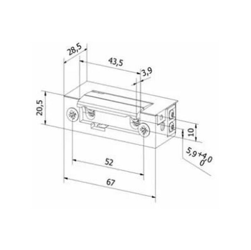 7ae3358770632f81822f4f0b1fbeebc3_original Elektrozaczep BIRA standardowy ES1-008 12V DC niskoprądowy z pamięcią i wyłącznikiem