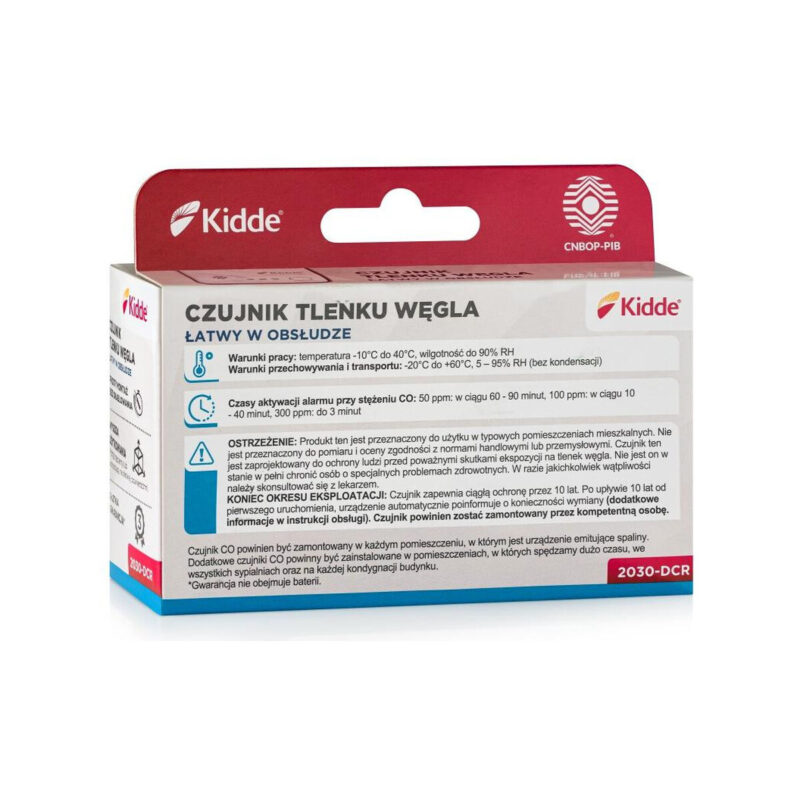 Czujnik czadu KIDDE 2030-DCR