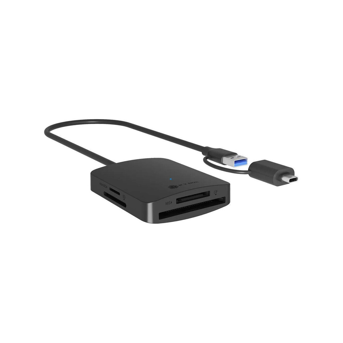 Czytnik Kart CF TF SD microSD IcyBox Type-C+A, IB-CR302-CU3