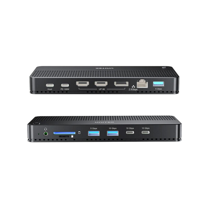 Stacja dokująca Unitek D1104A01 13w1 MST HDMI DP 8K PD 100W