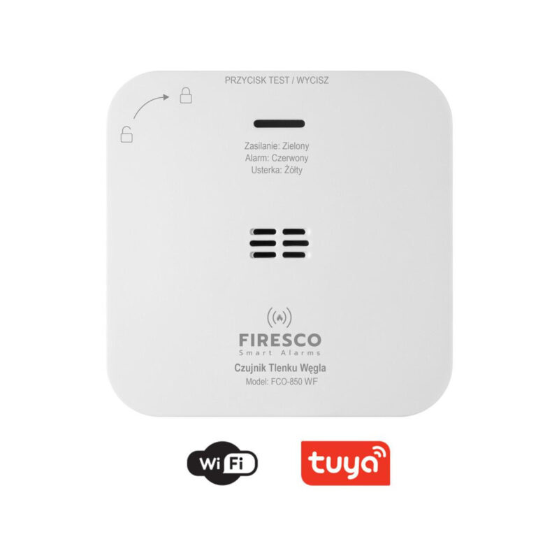 Zestaw czujników FIRESCO czujnik czadu + dymu z WiFi