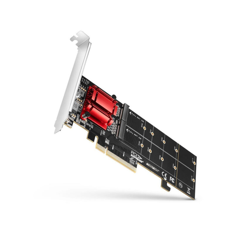 Adapter Axagon PCEM2-ND PCIe 2x NVME M.2