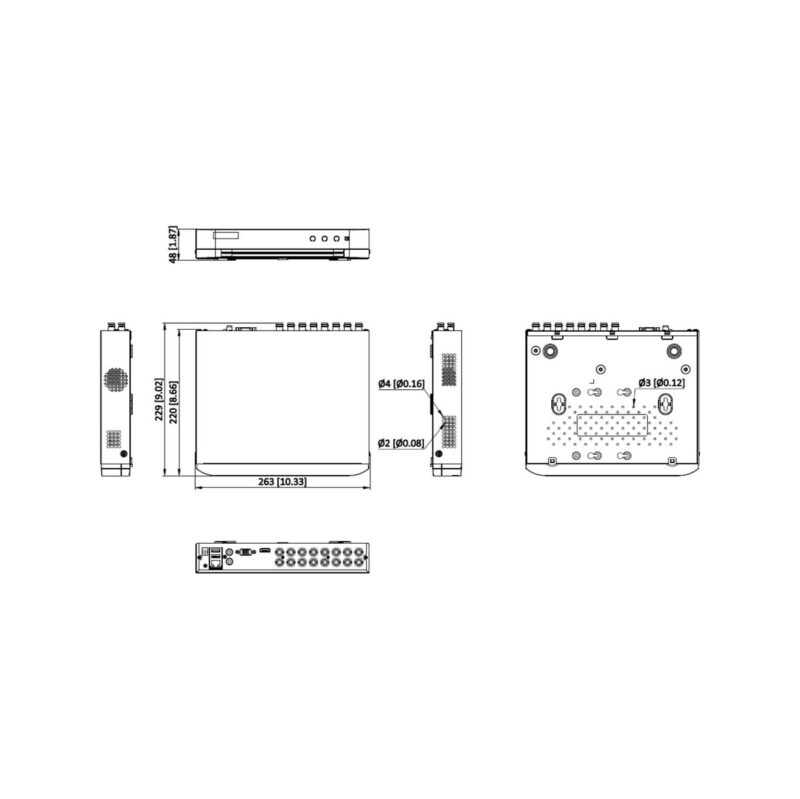 Rejestrator 5w1 Hikvision iDS-7216HQHI-M1/T