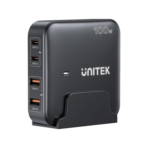 Unitek Ładowarka biurkowa GaN 100W 2xUSB-A 2xUSB-C