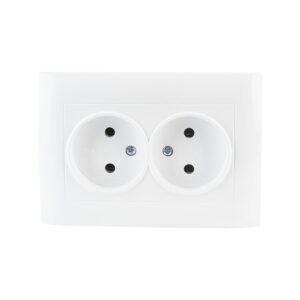 Gniazdo podwójne VCX WESA LC 14 Biały