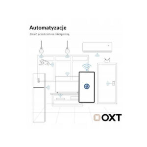 Moduł OXT przekaźnik 1 obwód pomiar 16A WIFI TUYA T220P