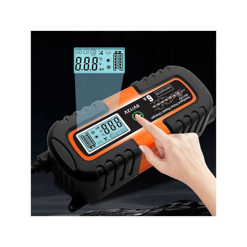 Ładowarka Prostownik Akumulatorowy Samochodowy z Funkcją Naprawy AGM 6V 12V Zenwire JMD-6S