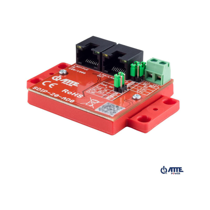 Adapter PoE obniżający napięcie ATTE SDIP-20-AD0