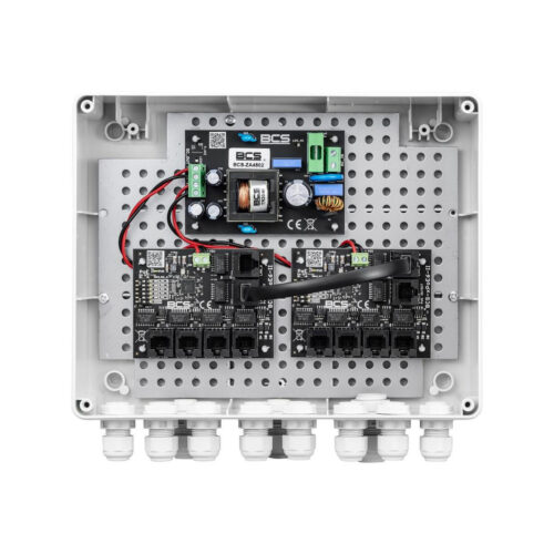 Zestaw do zasilania kamer IP BCS POWER BCS-IP8/Z/E-S