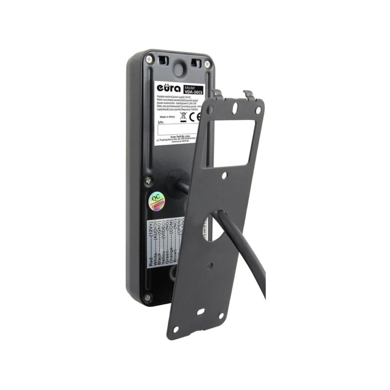 WIDEODOMOFON EURA VDP-97C5 czarny, lcd 7", wi-fi, czytnik zbliżeniowy, Tuya