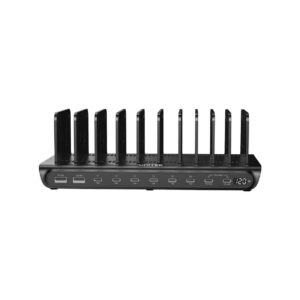 Unitek 10-portowa stacja ładowania 2 x USB-A 15W, 8 x USB-C PD 65W, 120W