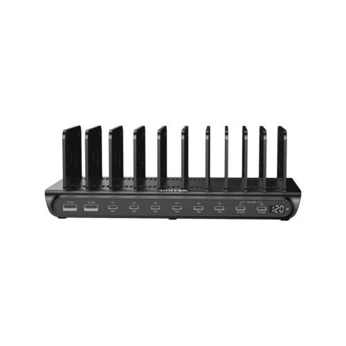 Unitek 10-portowa stacja ładowania 2 x USB-A 15W, 8 x USB-C PD 65W, 120W