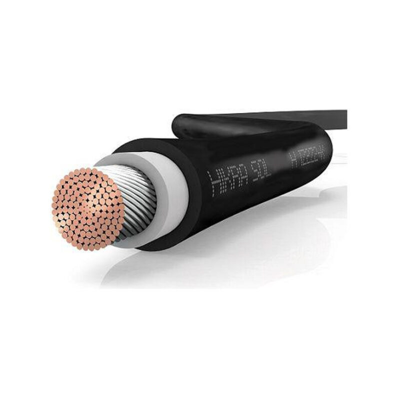 Przewód kabel solarny 4mm2 HIS, HIKRA (H1Z2Z2-K) CZARNY 1m