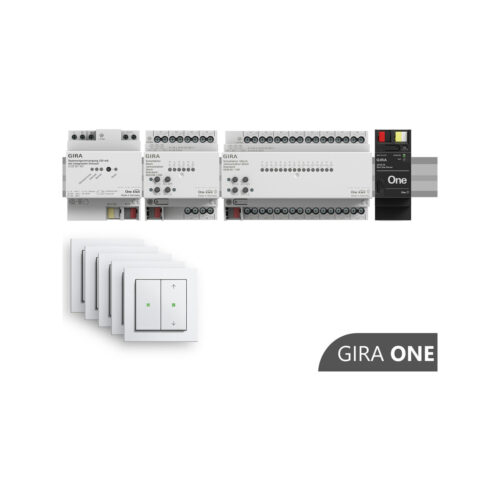 Zestaw podstawowy GIRA ONE żaluzje i rolety + oświetlenie (6 pomieszczeń)