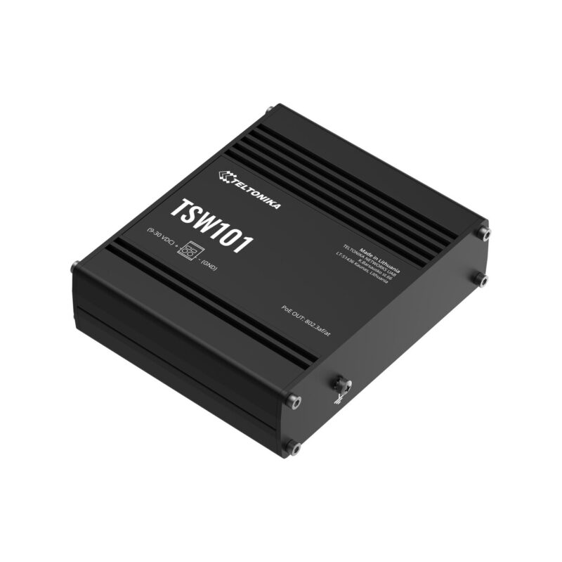 Teltonika TSW101 switch przemysłowy PoE+ (TSW101000000)
