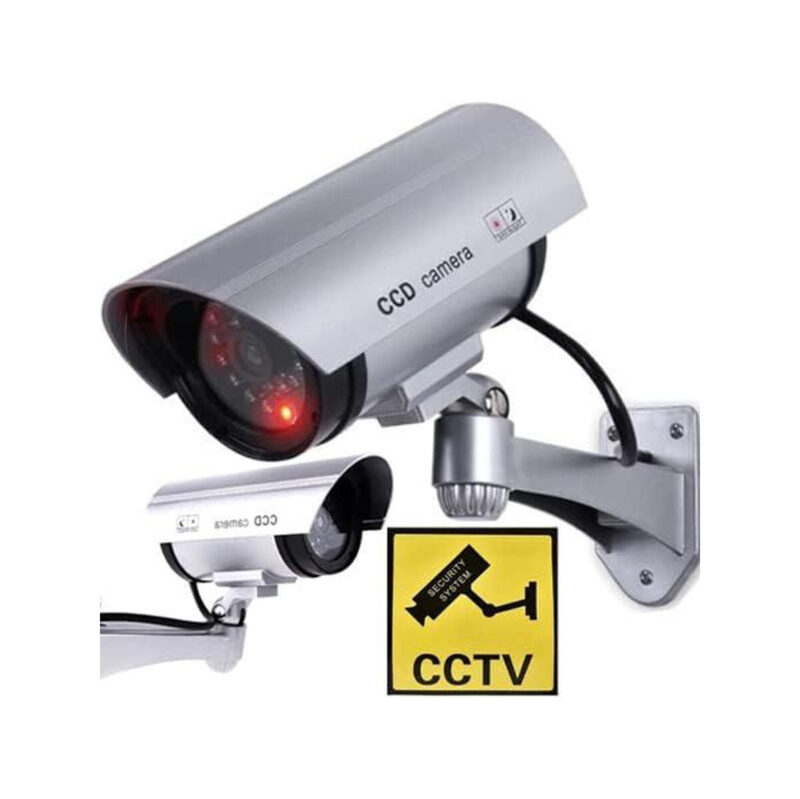 Atrapa kamery tubowej srebrna AT-1B-S