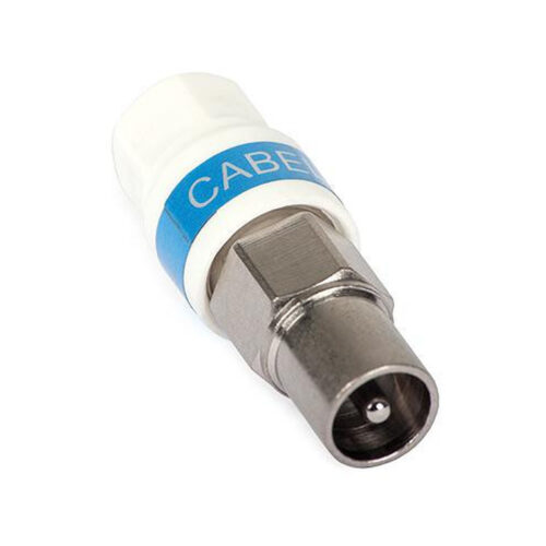 Wtyk antenowy IEC Cabelcon na przewód RG-6/Triset-113 "Self-Install"