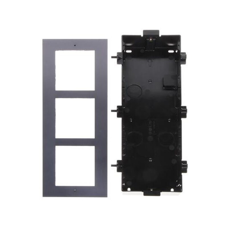 Ramka z puszką do montażu podtynk. 3-modułowa HIKVISION DS-KD-ACF3/Plastic