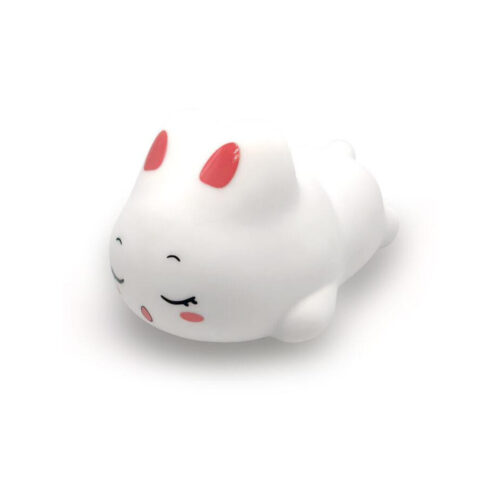 Silikonowa, multikolorowa lampka nocna dla dzieci POKKY (Dreaming Bunny) MT225