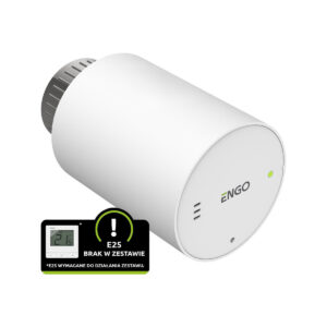 ENGO Controls ETRV-M30 - Głowica grzejnikowa bezprzewodowa, elektroniczna M30x1,5, bateryjna, biała