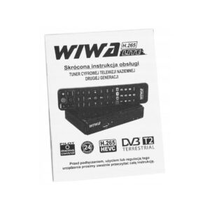 Tuner DVB-T/T2 WIWA H.265 LITE