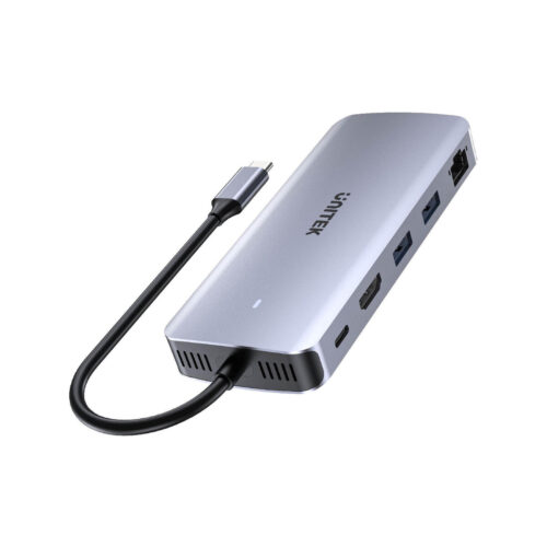 Unitek D1120A01 Aktywny Hub USB-C 10 Gbps, Obudowa na dysk M.2, HDMI