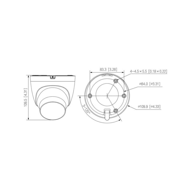 Kamera IP DAHUA IPC-HDW2449T-S-LED-0280B-PRO