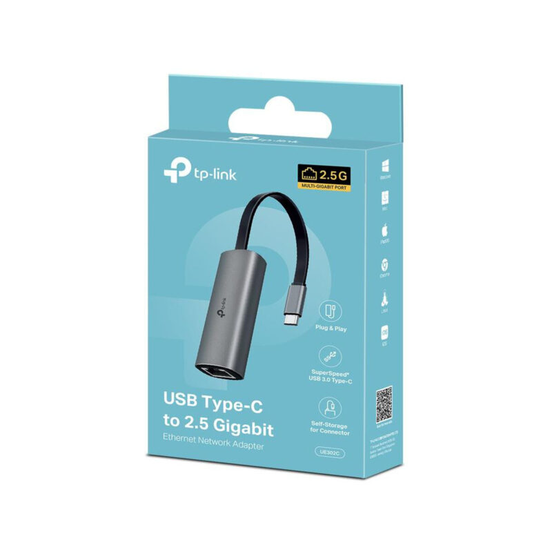 KARTA SIECIOWA TP-Link UE302C 2,5Gb/s Ethernet USB 3.0 Type C