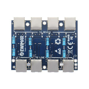 Moduł LAN z zabezpieczeniem przeciwprzepięciowym EXT z ochroną PoE EWIMAR PTF-54-EXT/PoE