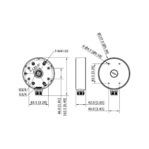 Adapter Hikvision DS-1280ZJ-PT6-Y(BLACK)(O-STD)