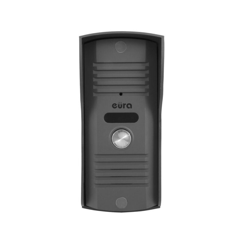 DOMOFON ''EURA'' ADP-51A3 ''DIFESA'' - 1-rodzinny, 2 unifony, interkom, grafit