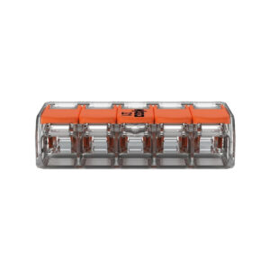 Szybkozłączka uniwersalna LINKA/DRUT 5x 0,2-4mm2 WAGO 221-415 (Paczka 25szt.)