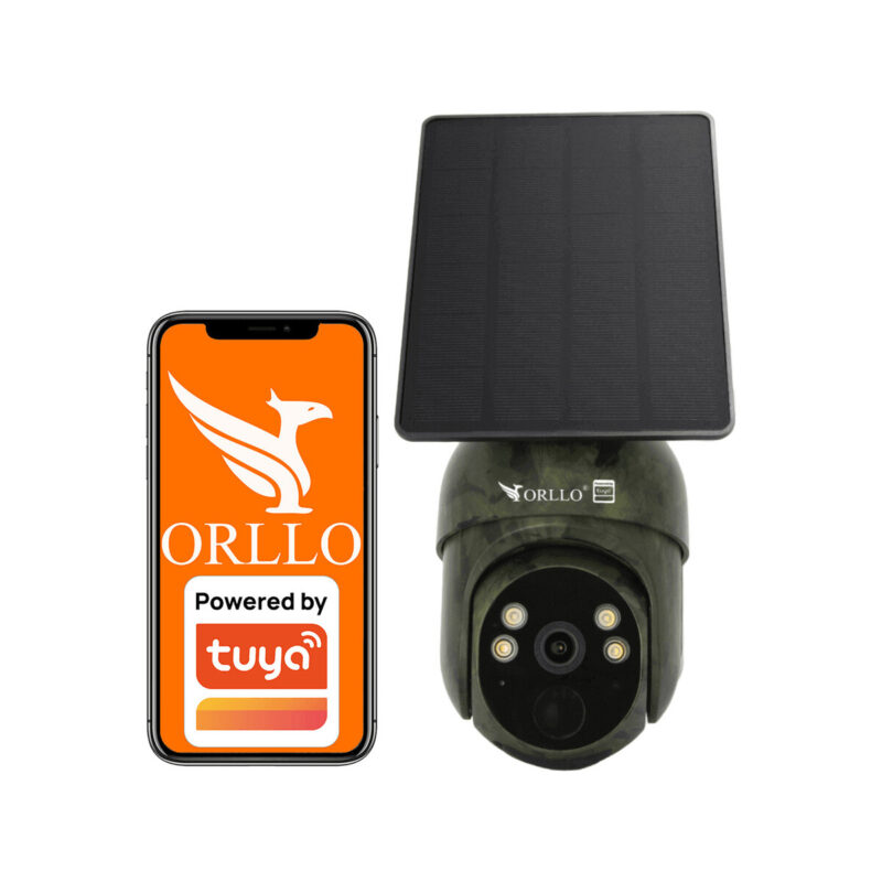 Kamera IP Orllo Bezprzewodowa 4G LTE Obrotowa z Panelem Solarnym ORLLO TZ1 MORO