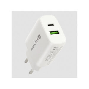 ŁADOWARKA SIECIOWA everActive SC-370Q 25W 1xUSB-C 1xUSB-A PD PPS