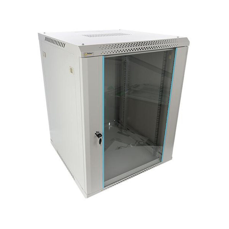Szafa RACK Pulsar 15U / 19” wisząca do złożenia 600x600 szara