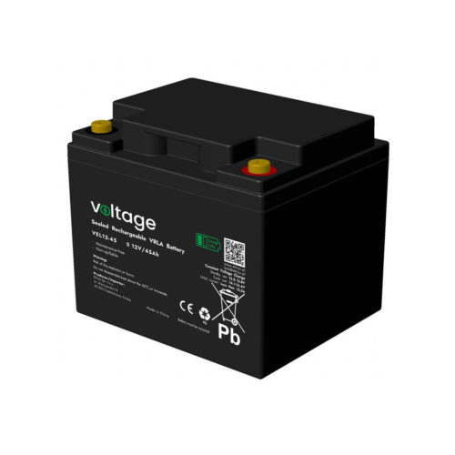 Akumulator AGM Voltage Long Life 12V 45Ah VEL12-45 (Żywotność 15 lat)